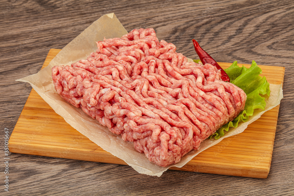 Minced meat - pork and beef Minced meat - pork and beef