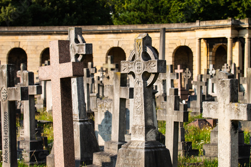 Brompton Cemetery Gravestones photo