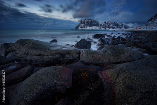  Uttakleiv beach stones photo
