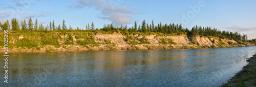 Yamal Natural Park, river panorama.