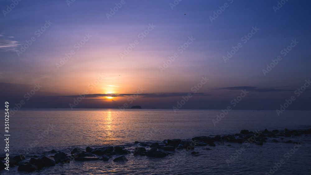 Sunset Over The Ocean Sunset Over The Ocean
