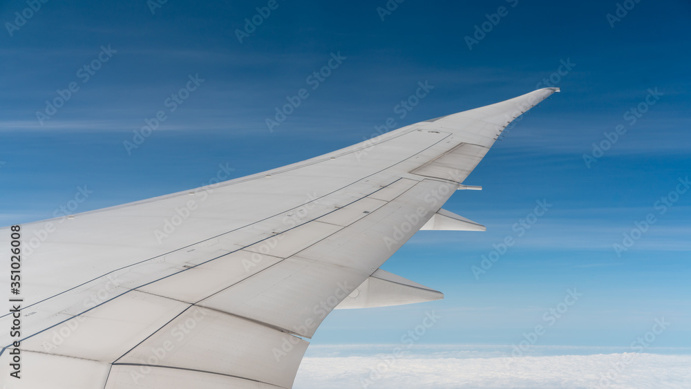 Sky View From Aircraft Window Sky View From Aircraft Window