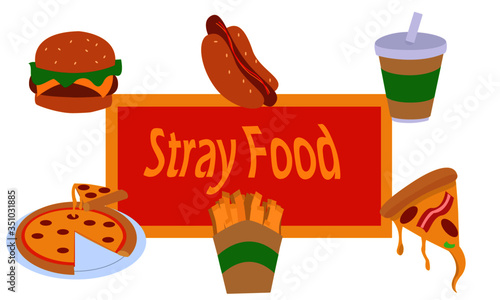 Stray Food vectors