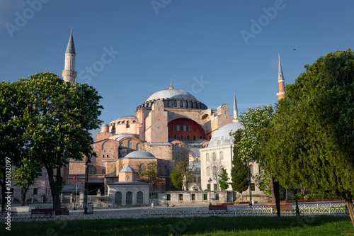 Hagia Sophia Museum in Sultanahmet, Istanbul, Turkey