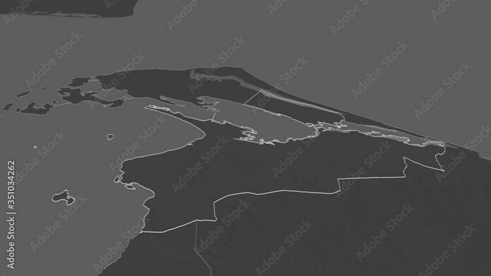 Kilinochchi, district with its capital, zoomed and extruded on the bilevel map of Sri Lanka in the conformal Stereographic projection. Animation 3D Kilinochchi, district with its capital, zoomed and extruded on the bilevel map of Sri Lanka in the conformal Stereographic projection. Animation 3D