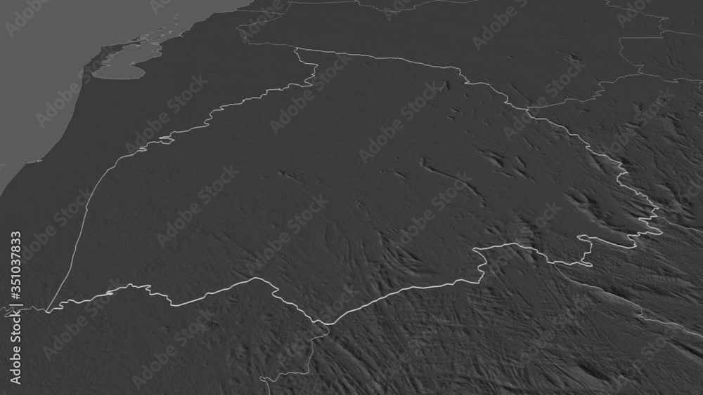 Kurunegala, district with its capital, zoomed and extruded on the bilevel map of Sri Lanka in the conformal Stereographic projection. Animation 3D Kurunegala, district with its capital, zoomed and extruded on the bilevel map of Sri Lanka in the conformal Stereographic projection. Animation 3D