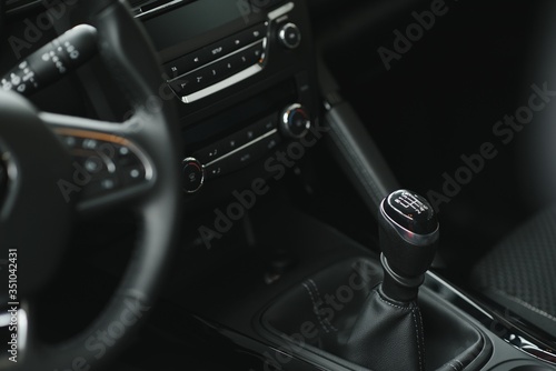 interior modern car elements, close-up © Serhii