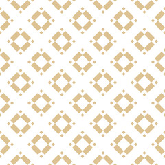 Canvas schilderij Ruiten patronen Gouden ruiten luxe ornament patroon  © Olgastocker