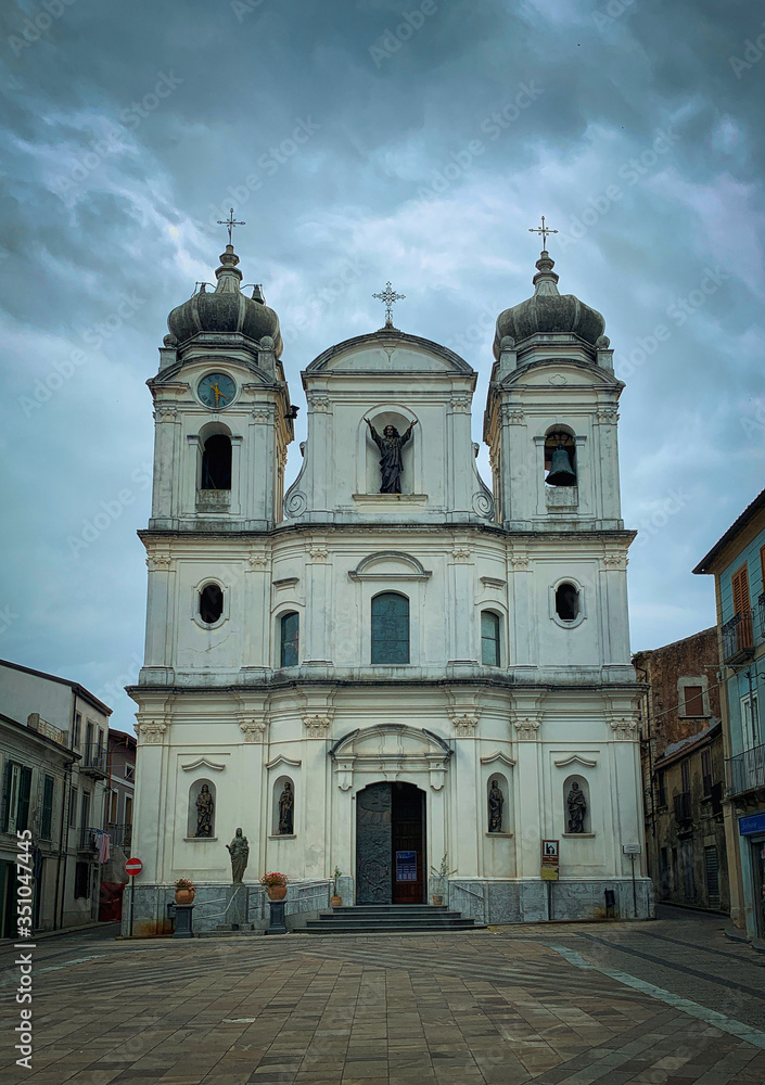 The mother church of Cittanova, in Calabria.