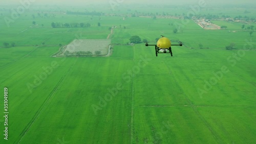 Futuristic Technology in agriculture drone farming for growth yield by using ai artificial intelligence, machine learning, digital twin, 5g, big data, iot, augmented mixed virtual reality, ar,vr,robot