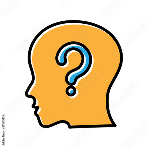 stupid people hand drawn icon vector design