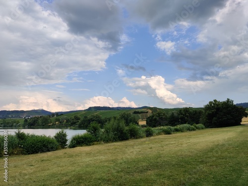 landscape with clouds and sky