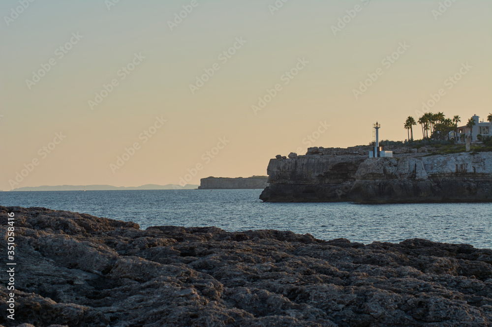 Small Lighthouse on Mallorca torre porto petro, water activities
