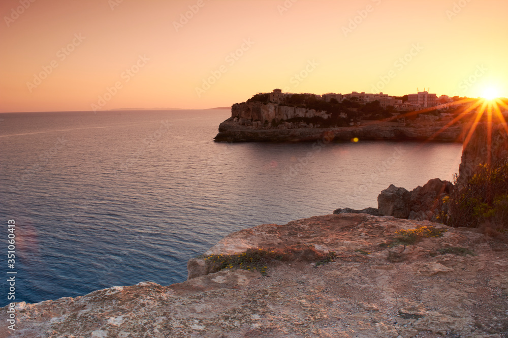Cala Figuera - beautiful coastline and view of old lighthouse in Cala Figuera, Mallorca, Spain Cala Figuera - beautiful coastline and view of old lighthouse in Cala Figuera, Mallorca, Spain