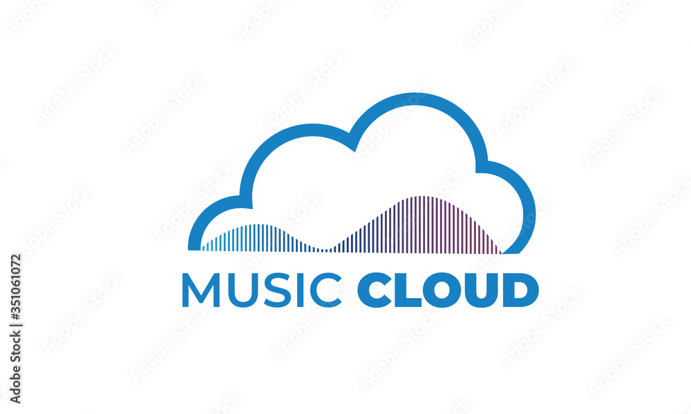 CLOUD MUSIC LOGO can be used for studio music logos, website mp3 logos, website music, sound icon, download music icon, record logos with illustration sky blue color, with VEctor EPS 10 CLOUD MUSIC LOGO can be used for studio music logos, website mp3 logos, website music, sound icon, download music icon, record logos with illustration sky blue color, with VEctor EPS 10
