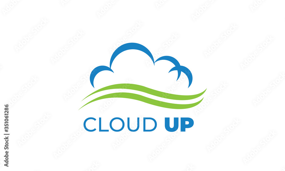 CLOUD UP LOGO can be used for upload icon - download icon - hosting logo - website logo - share icon - with illustration sky blue color , with VEctor EPS 10 CLOUD UP LOGO can be used for upload icon - download icon - hosting logo - website logo - share icon - with illustration sky blue color , with VEctor EPS 10