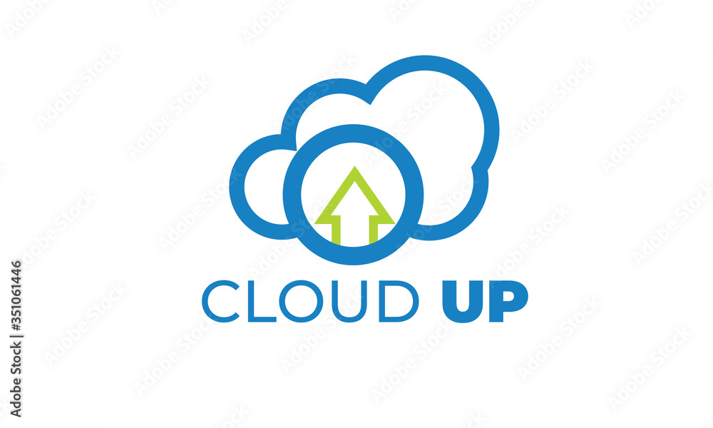 CLOUD UP LOGO can be used for upload icon - download icon - hosting logo - website logo - share icon - with illustration sky blue color , with VEctor EPS 10 CLOUD UP LOGO can be used for upload icon - download icon - hosting logo - website logo - share icon - with illustration sky blue color , with VEctor EPS 10