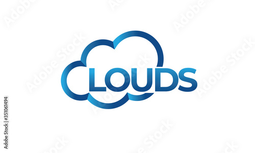 CLOUD UP LOGO can be used for upload icon - download icon - hosting logo - website logo - share icon - with illustration sky blue color , with VEctor EPS 10  
