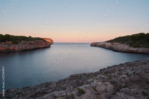 Cala Sa Nau - beautiful bay and beach on Mallorca  Spain - Europe