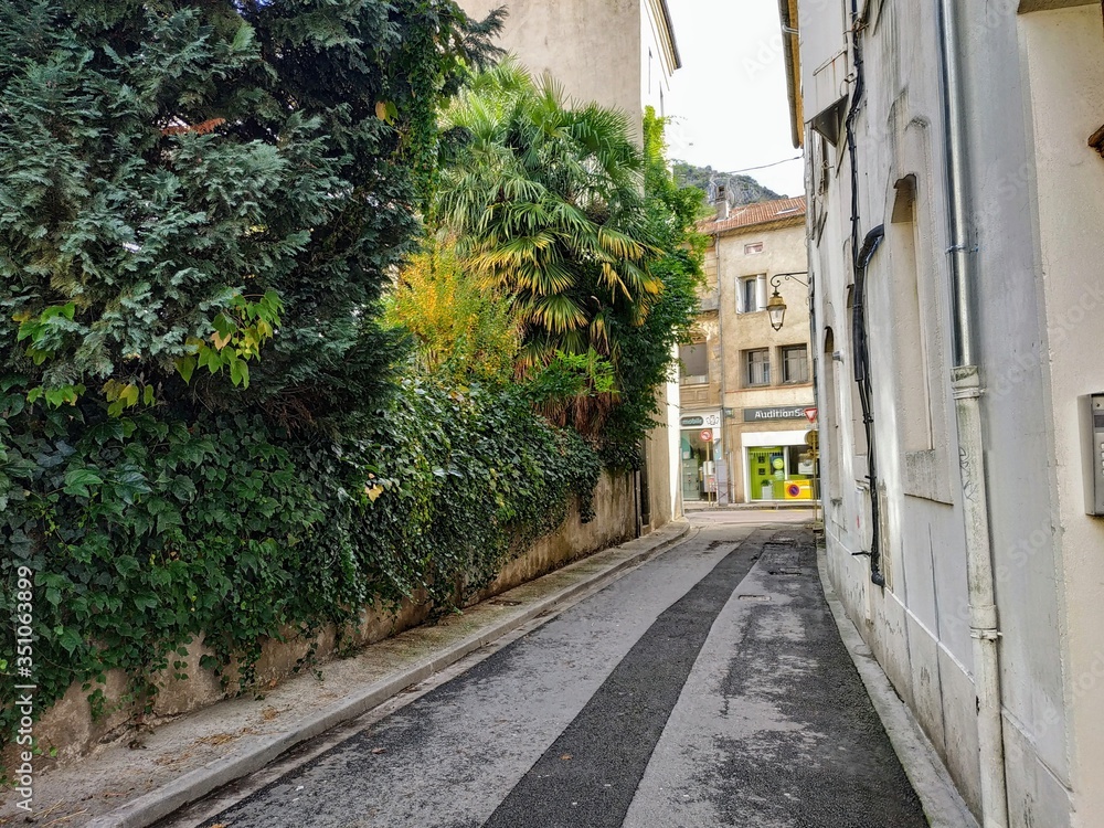 narrow street in the old town