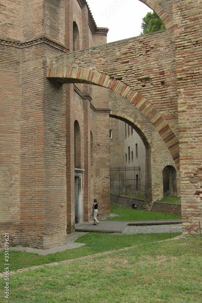 Ravenna, Italy, Basilica of San Vitale, Exterior Detail