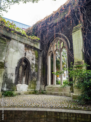 St Dunstan in the East Church, London UK, England