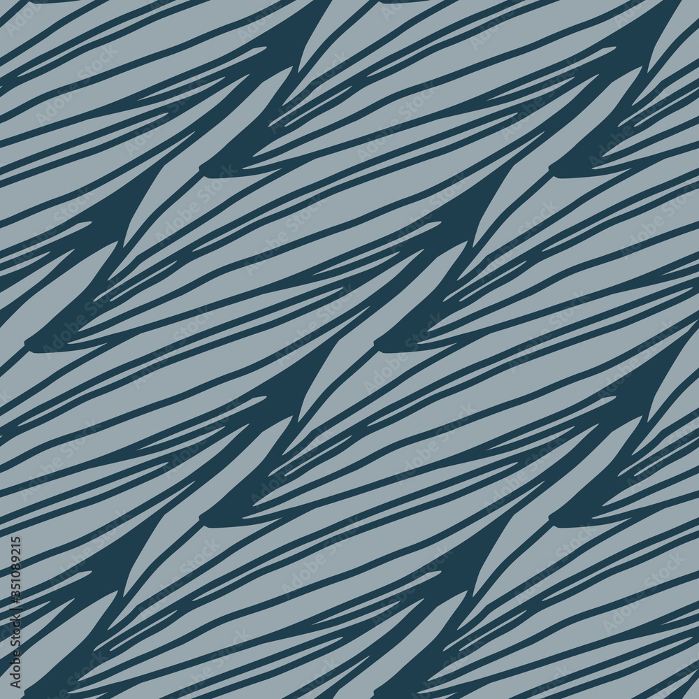 Modern linear leaves shape seamless pattern. Abstract line art floral wallpaper. Exotic leaf elements. Modern linear leaves shape seamless pattern. Abstract line art floral wallpaper. Exotic leaf elements.