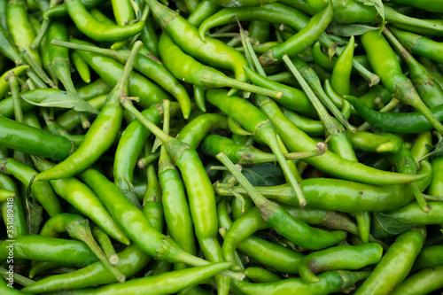 green chili peppers