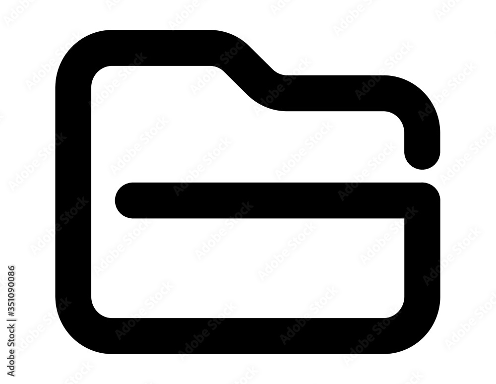 folder file icon vector for web and app folder file icon vector for web and app