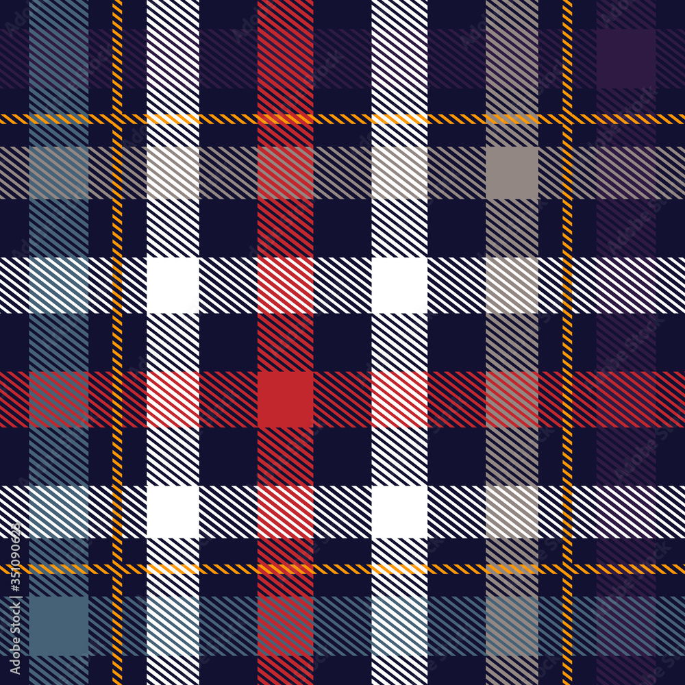 Tartan, Twill plaid seamless pattern abstract background illustration. Scottish style texture for textile print, wallpapers, shirt, fabric, wrapping paper. Vintage square geometric. - Vector Tartan, Twill plaid seamless pattern abstract background illustration. Scottish style texture for textile print, wallpapers, shirt, fabric, wrapping paper. Vintage square geometric. - Vector