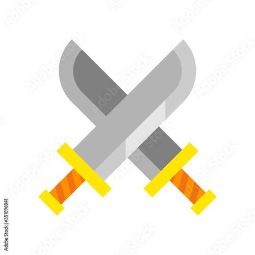 The best sword icon, illustration vector. Suitable for many purposes.