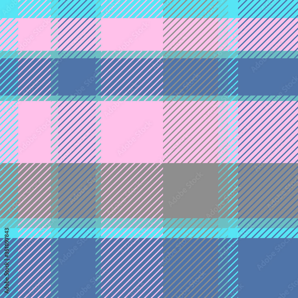Tartan, Twill plaid seamless pattern abstract background illustration. Scottish style texture for textile print, wallpapers, shirt, fabric, wrapping paper. Vintage square geometric. - Vector Tartan, Twill plaid seamless pattern abstract background illustration. Scottish style texture for textile print, wallpapers, shirt, fabric, wrapping paper. Vintage square geometric. - Vector