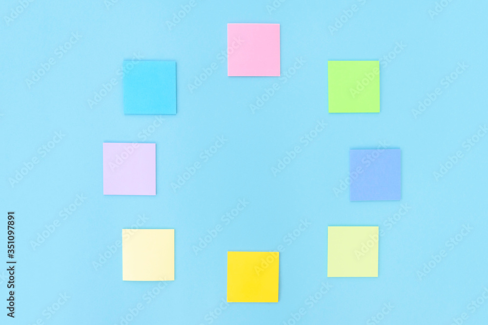 A lot of colorful stickers. A lot of colorful stickers.