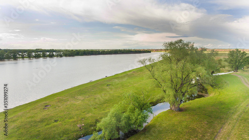 landscape with lake