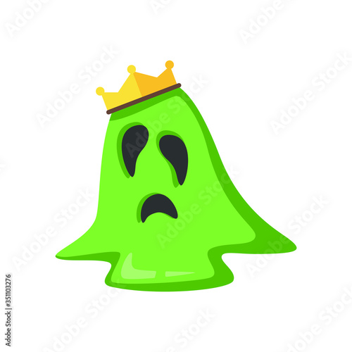 Corona virus in simple modern flat  style vector design for your design work, presentation, website.