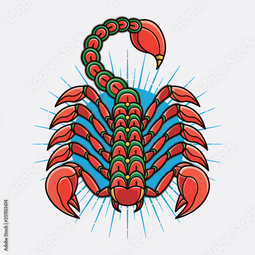traditional scorpion tattoo ideas
