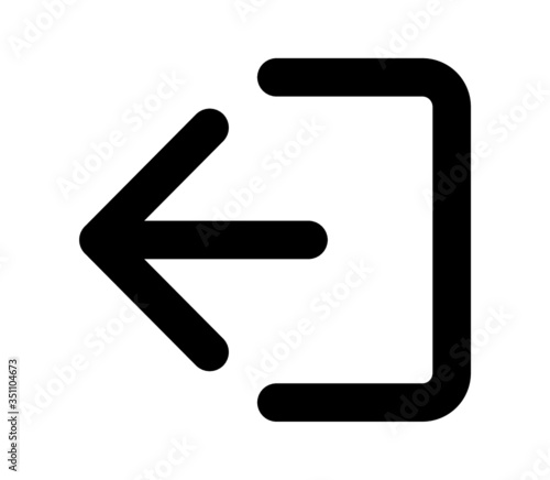 Fotografija arrow sign cursor icon vector for web and app