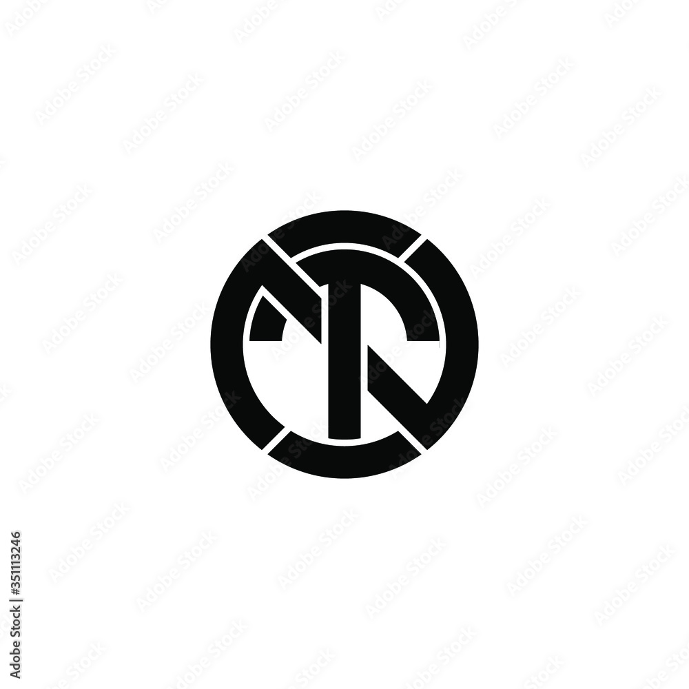 Fototapeta premium ntc letter original monogram logo design