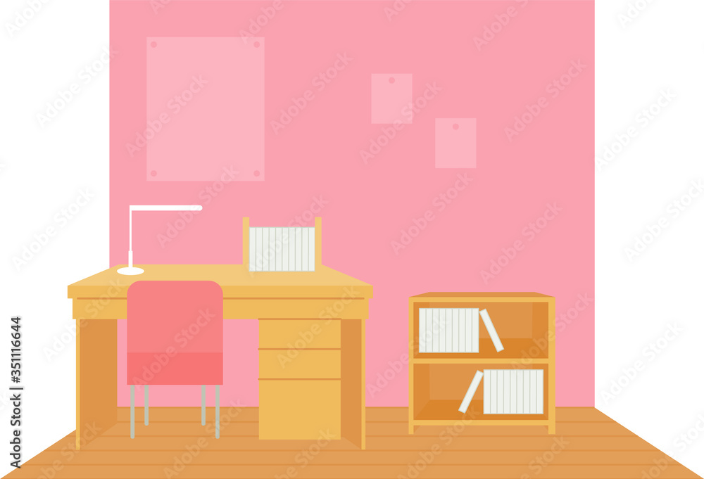 ピンクの子供部屋 ピンクの子供部屋