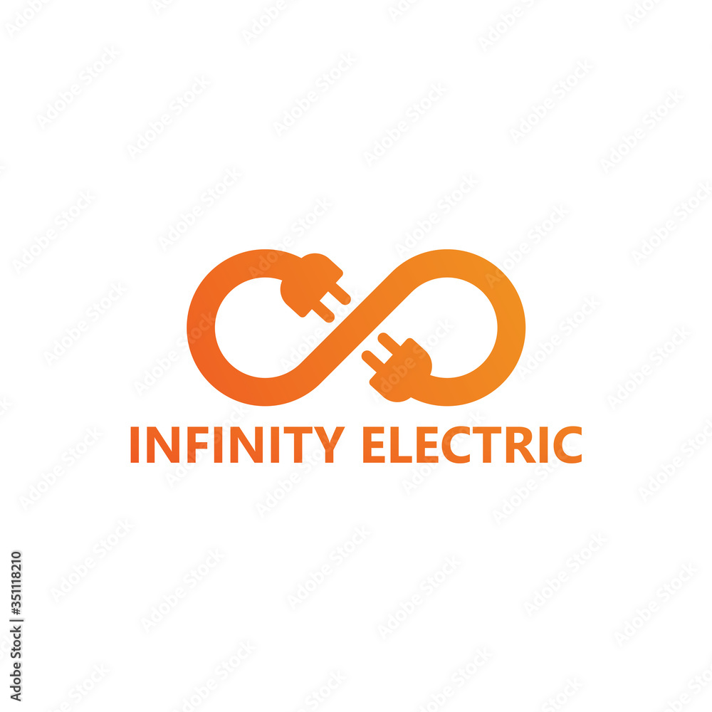 Infinity Electric Logo Template Design Infinity Electric Logo Template Design