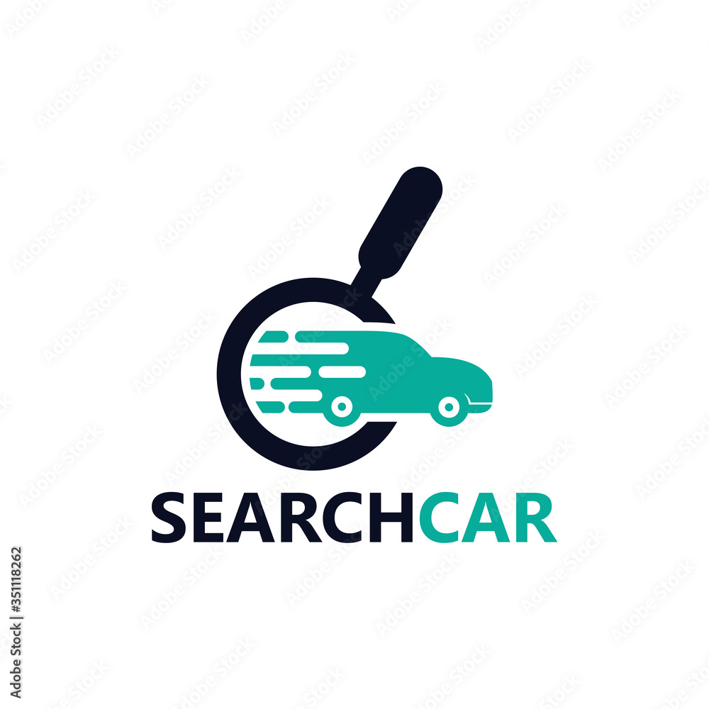 Search Car Logo Template Design