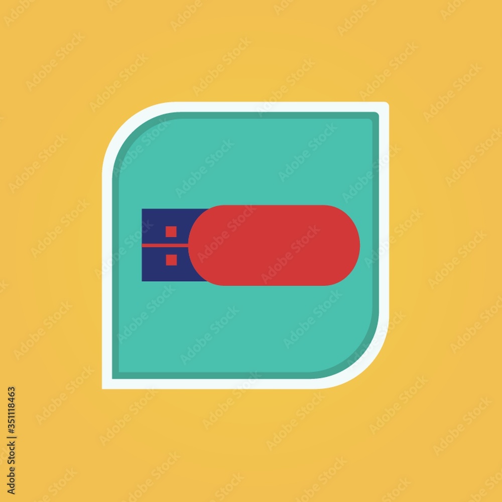 USB flash drive icon USB flash drive icon