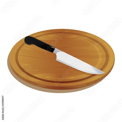 knife on cutting board