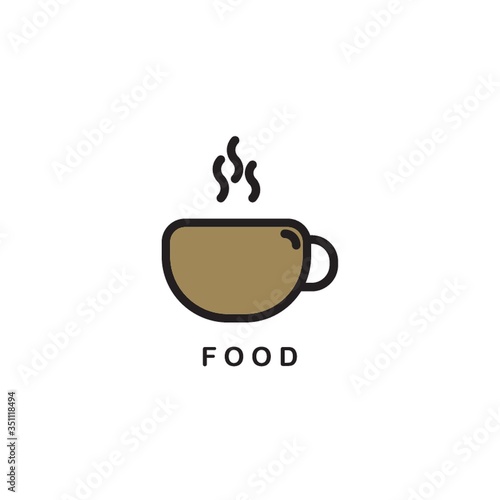 A hot coffee cup icon.