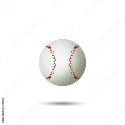 A baseball ball illustration.