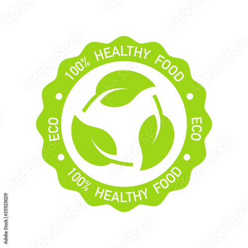 100 health food. Vector