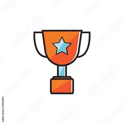 Golden trophy