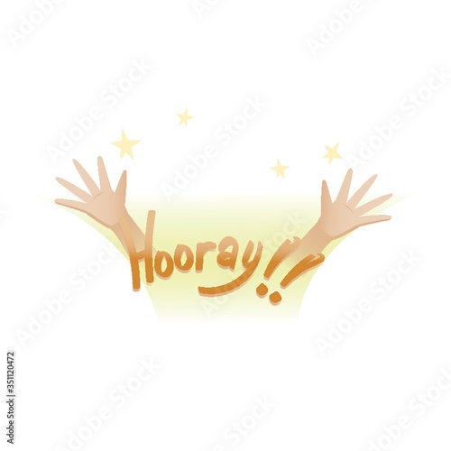 hand showing hooray expression