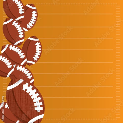 american football design