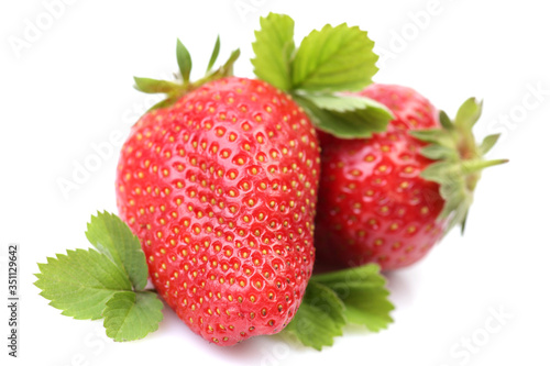 background; berry; bright; clean; food; freshness; fruit; gourmet; green; healthy; ingredient; isolated; juicy; leaf; macro; nature; nobody; objects; organic; raw; red; ripe; seed; shiny; strawberry; 